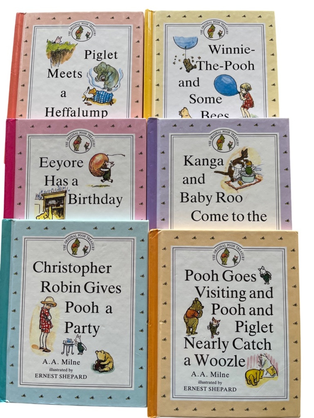 Winnie-the-Pooh Classic Board Book Set - Pastel Multi-Color